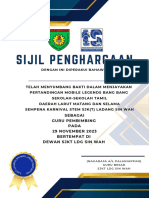 Sijil Penghargaan