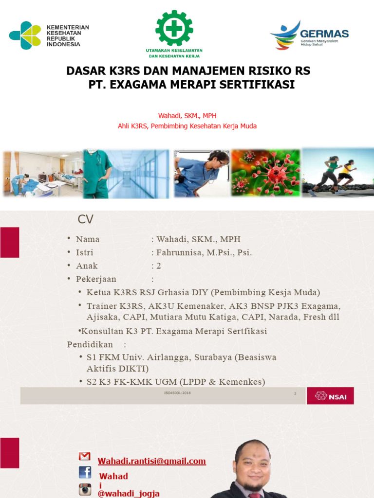 Manajemen Risiko K3RS di Rumah Sakit | PDF