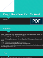 Fungsi Menu Ms - Word