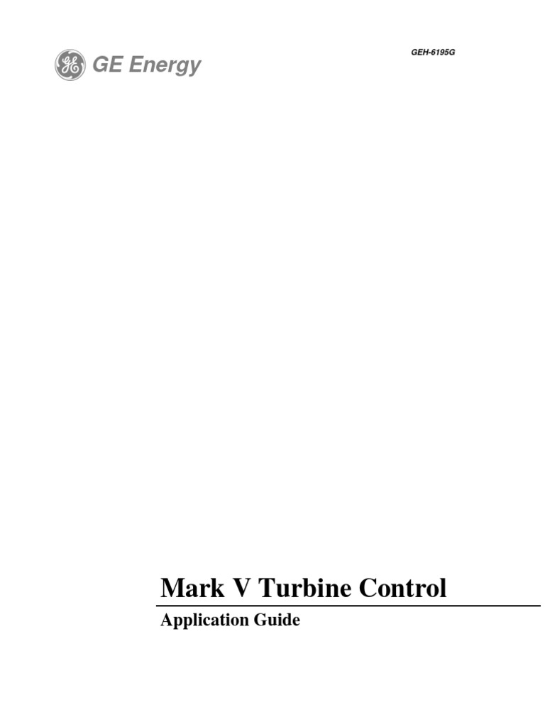 Mark V Turbine Control Guide | PDF | Feedback | Computer File