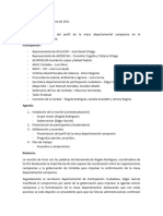 Relatoría Presentación de Perfil Mesa Campesina - Gobernación 22.11.2021