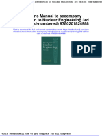 Solutions Manual To Accompany Introduction To Nuclear Engineering 3rd Edition Odd Numbered 9780201824988