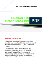 Sejarah Kesehatan Masyarakat Di Indonesia