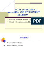 Chapter 3 - Financial Instrument Valuation and Investment Decision