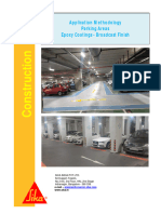 Epoxy Broadcast - Parking Areas