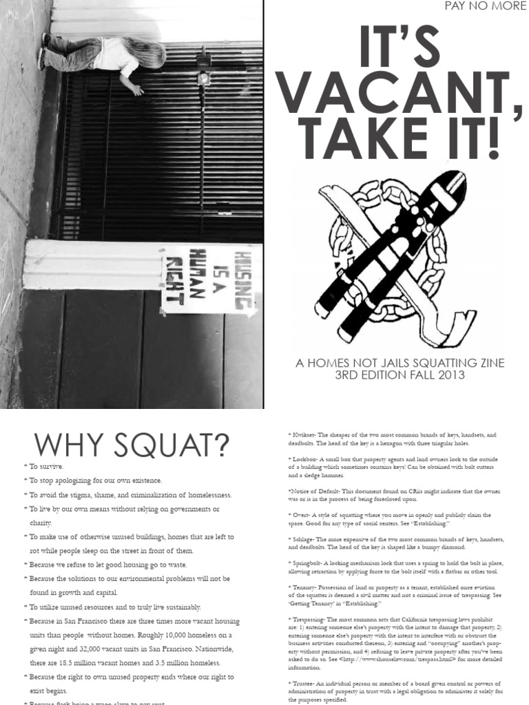Its Vacant Take It IMPOSED | PDF | Eviction | Common Law