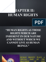 Chapter II - Human Rights