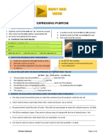 Expressing Purpose - Exercises-1