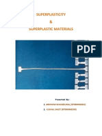 Superplasticity & Superplastic Materials: Presented By:-1 2