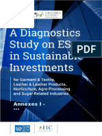 Annex I-IV ESG Framework With Laws