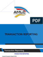 AMLC Guidelines for Transaction Reporting | PDF | Securities (Finance)