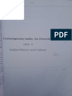 Contemporary India, India History and Culture, Notes