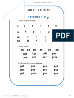 AcademiaABC - ,,micul Cititor"-Literele P, P