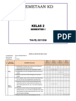 Pemetaan KD KLS 2 Semester 1 2017-2018 Kurtilas