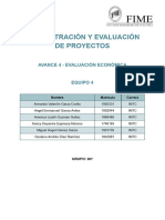 Evaluacion Economica - Admin. de Proyectos