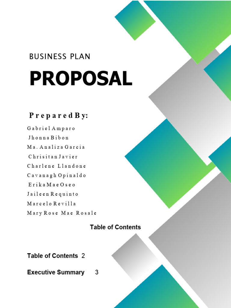 Business Plan PDF Potato Chip Employment