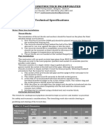 Technical Specifications SanNarciso WD