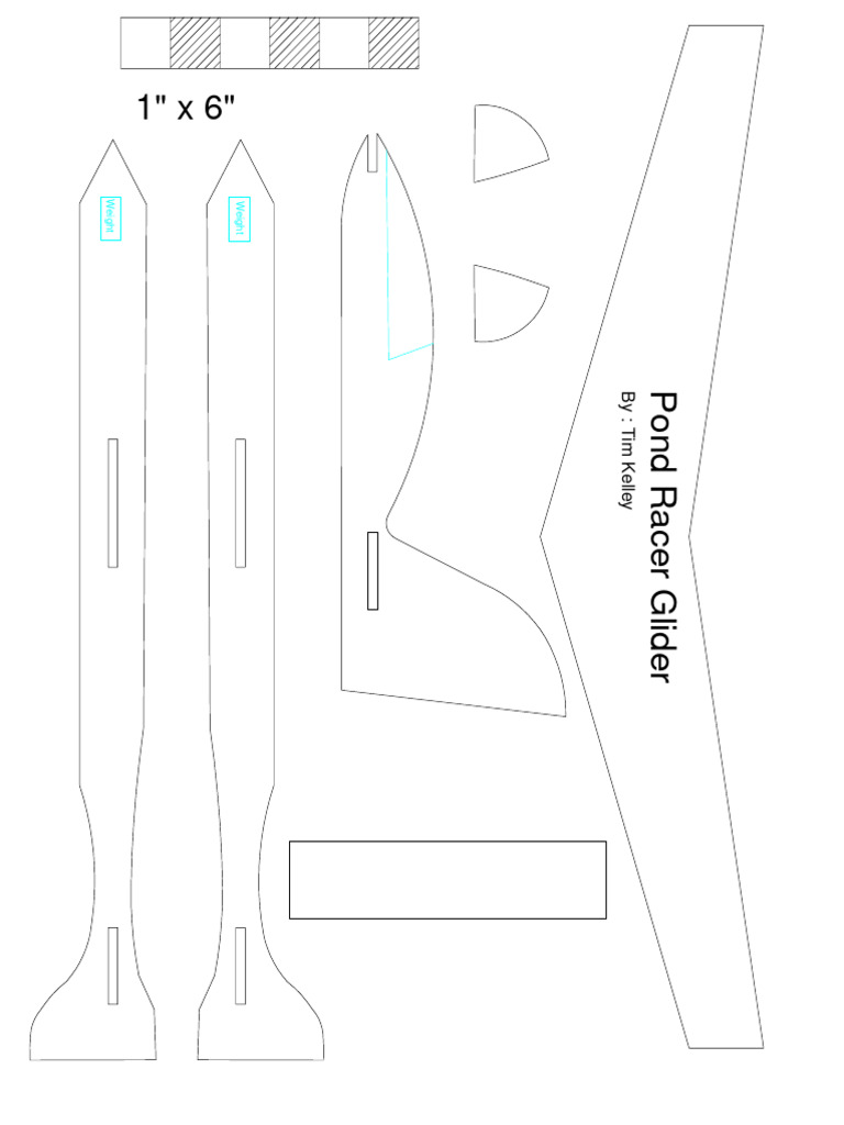 Lightweight Pond Racer Glider | PDF