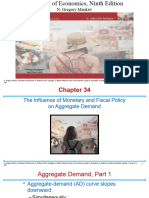 Chapter 34 The Influence of Monetary and Fiscal Policy On Aggregate Demand