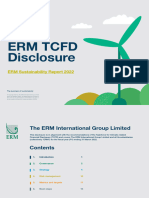 TCFD Disclosure Erm Sustainability Report 2022