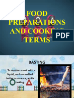 Food Preparations and Cooking Terms