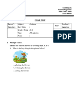 Final Test Science (P1)