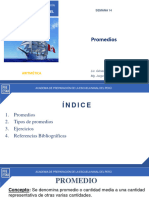 ARITMÉTICA 14 PROMEDIOS Anual 2022