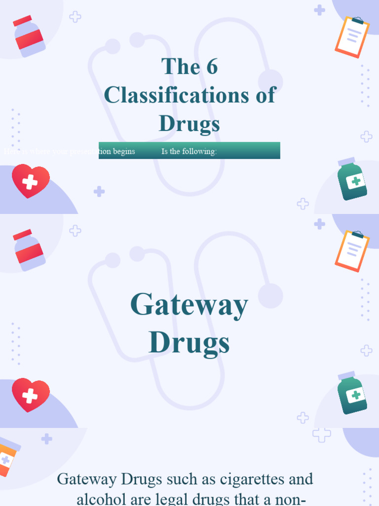 MAPEH9 The 6 Classifications of Drugs PDF Drugs Stimulant