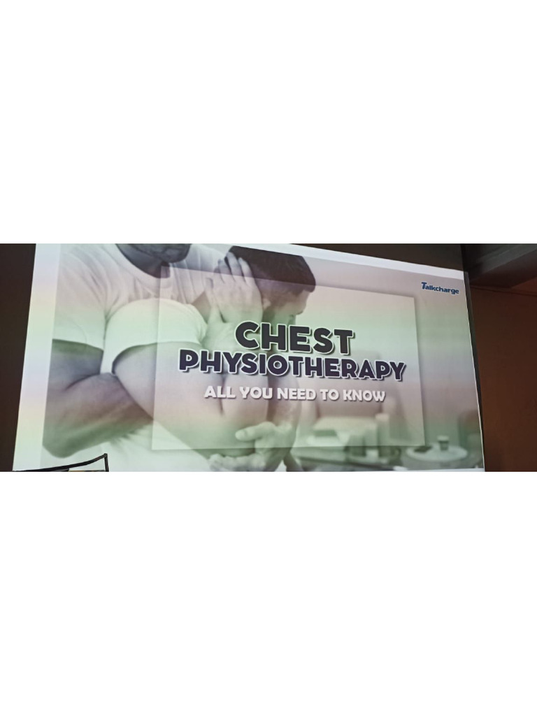Chest Physiotherapy Pdf