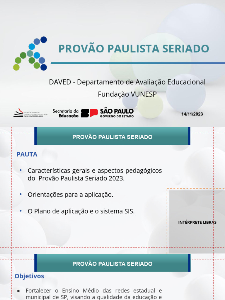 Provao Paulista Live | PDF