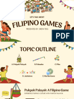 Beige and Brown Illustrative Filipino Games Presentation
