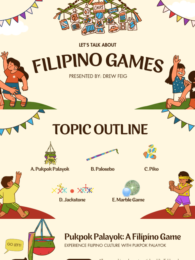 Traditional Filipino Games Overview | PDF | Home & Garden
