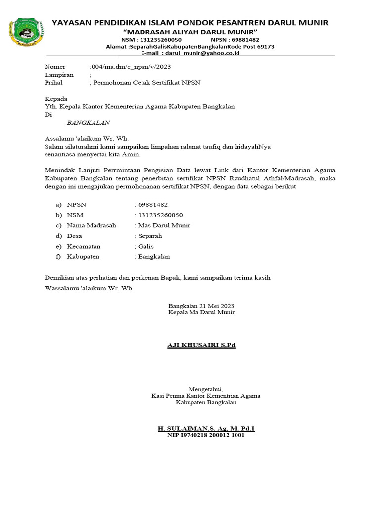 Permohonan cetak npsn ok pdf