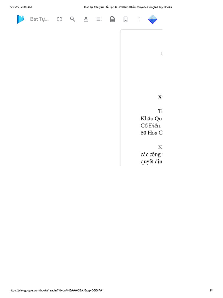 Bát Tự Chuyên Đề Tập 6 - 60 Kim Khẩu Quyết - Google Play Books | PDF