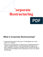 Corporate Restructruring