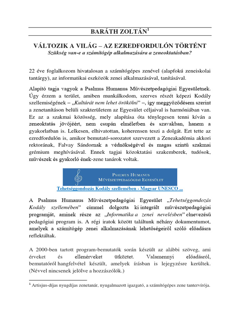 Barath Zoltan | PDF