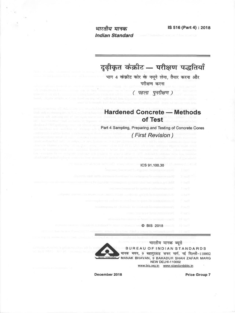 is-516-part-4-2018-hardened-concrete-methods-of-test-sampling-preparing