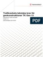 2BE - 1 - TK Geo 13 Trafikverkets Tekniska Krav För Geokonstruktioner - 2015-12