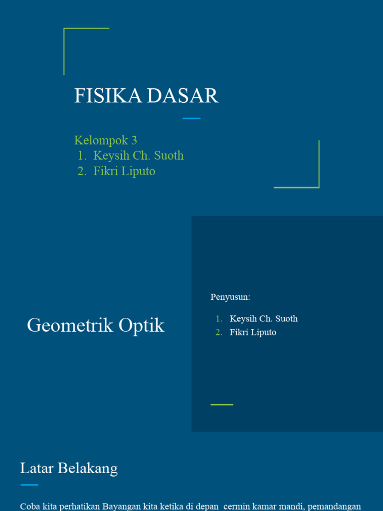 Presentasi Fisika Dasar Kelompok 3 | PDF | Metode & Bahan Ajar