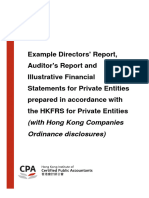 Pe Illustrative Financial Statement