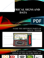 Electrical Signs and Data
