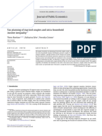 Tax Planning of Married Couples and Intra-Household Income Inequality