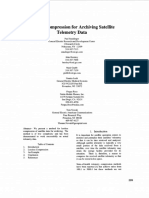 Lossless Compression For Archiving Satellite Telemetry Data