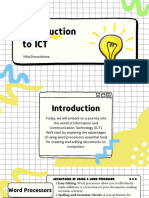 Introduction To ICT