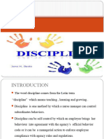 Discipline Public Relations
