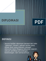 M3 - Diplomasi