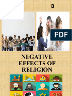 Positive&Negative Effects of Religions