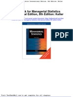 Test Bank For Managerial Statistics International Edition 8th Edition Keller