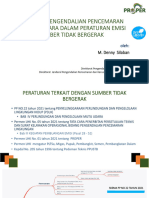 Materi Dit. PPU - Kebijakan Pengendalian Pencemaran Kualitas Udara Dalam Peraturan Emisi Sumber Tidak Bergerak