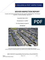 Building Visual Handover Inspection Report